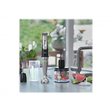 Braun | Hand Blender | MQ9135XI MultiQuick 9 | Hand Blender | 1200 W | Number of speeds 3 | Black/Stainless Steel