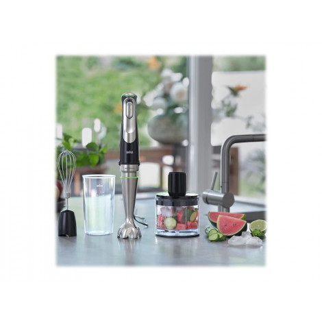 Braun | Hand Blender | MQ9135XI MultiQuick 9 | Hand Blender | 1200 W | Number of speeds 3 | Black/Stainless Steel