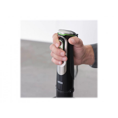 Braun | Hand Blender | MQ9135XI MultiQuick 9 | Hand Blender | 1200 W | Number of speeds 3 | Black/Stainless Steel