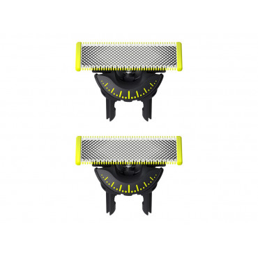 Philips | OneBlade Replacement blade, 2 pcs | QP420/50 | Black/Green