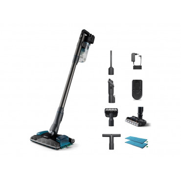 Philips | Vacuum cleaner | XC8055/01 Aqua Plus | Cordless operating | Handstick | 25.2 V | Operating time (max) 80 min | Dark Gr