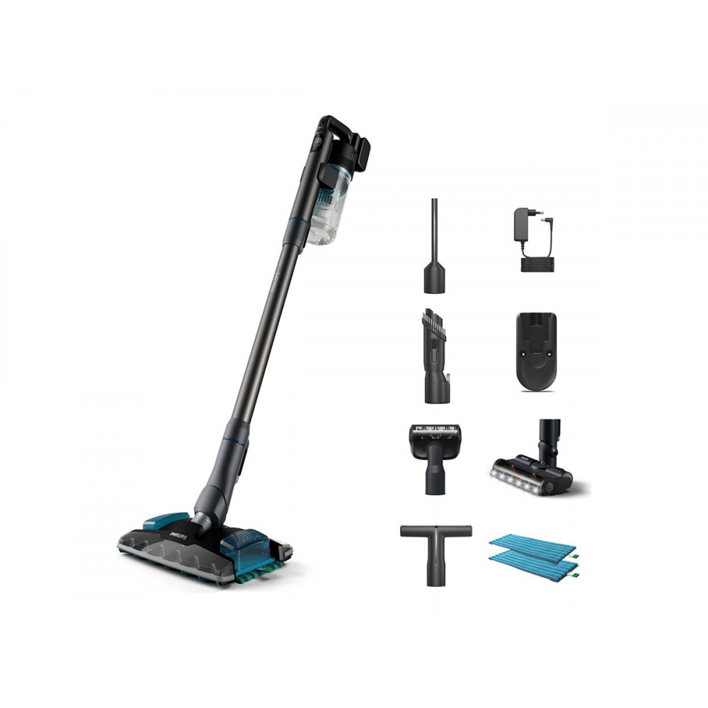 Philips | Vacuum cleaner | XC8055/01 Aqua Plus | Cordless operating | Handstick | 25.2 V | Operating time (max) 80 min | Dark Gr