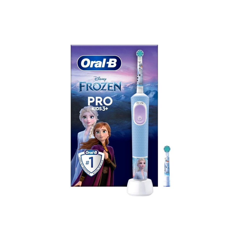 Oral-B Electric Toothbrush | Vitality Pro Frozen | Rechargeable | For children | Number of brush heads included 1 | Number of te