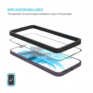 Fixed Screen protector | Apple | iPhone 17 | Tempered glass | Black | Full Cover 2.5D