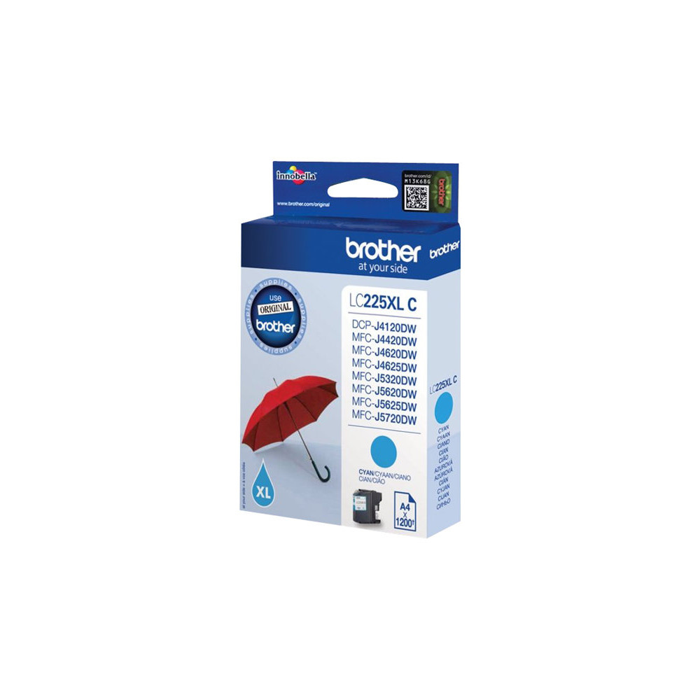 Brother LC-225XLC | Ink Cartridge | Cyan