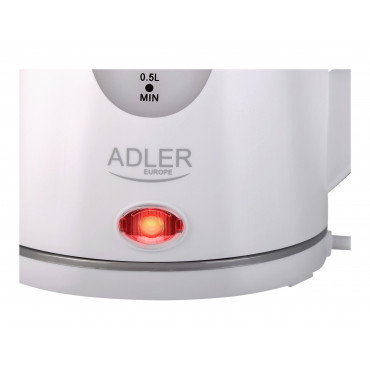 Adler | Kettle | AD 1207 | Standard | 2000 W | 1.5 L | Plastic | 360 rotational base | White