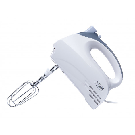 Adler | Mixer | AD 4202 | Mixer with bowl | 300 W | Number of speeds 5 | Turbo mode | White
