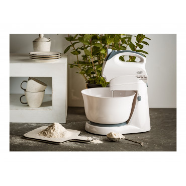 Adler | Mixer | AD 4202 | Mixer with bowl | 300 W | Number of speeds 5 | Turbo mode | White