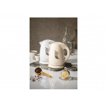 Adler | Kettle | AD 08 | Standard | 850 W | 1 L | Plastic | 360 rotational base | White