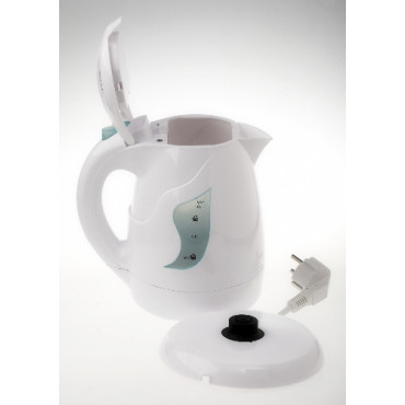 Adler | Kettle | AD 08 | Standard | 850 W | 1 L | Plastic | 360 rotational base | White