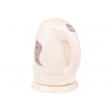 Adler | Kettle | AD 08 b | Standard | 850 W | 1 L | Plastic | 360 rotational base | Beige