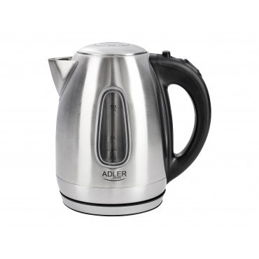 Adler | Kettle | AD 1223 | Standard | 2200 W | 1.7 L | Stainless steel | 360 rotational base | Stainless steel
