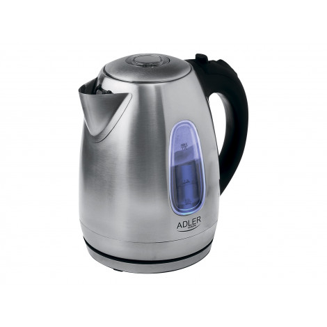 Adler | Kettle | AD 1223 | Standard | 2200 W | 1.7 L | Stainless steel | 360 rotational base | Stainless steel