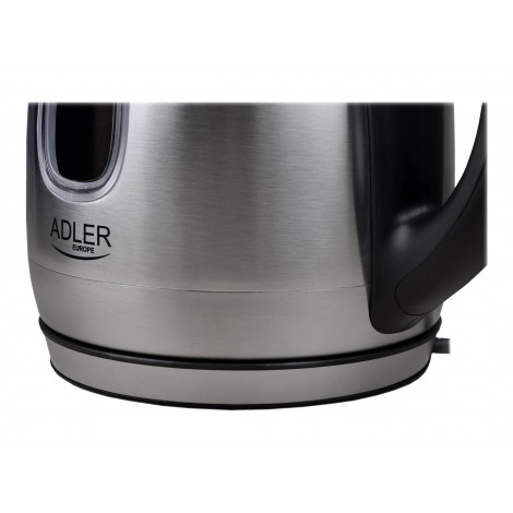 Adler | Kettle | AD 1223 | Standard | 2200 W | 1.7 L | Stainless steel | 360 rotational base | Stainless steel