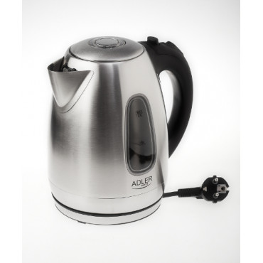 Adler | Kettle | AD 1223 | Standard | 2200 W | 1.7 L | Stainless steel | 360 rotational base | Stainless steel