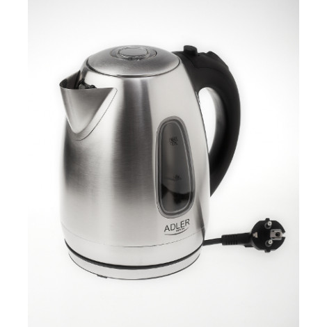 Adler | Kettle | AD 1223 | Standard | 2200 W | 1.7 L | Stainless steel | 360 rotational base | Stainless steel