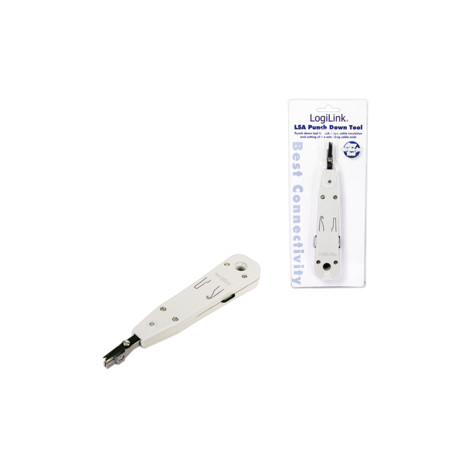 Logilink | LSA Punch Down Tool | LSA Punch Down ToolSuitable for on-wall and in-wall wallplatesCutting of the extending cable en