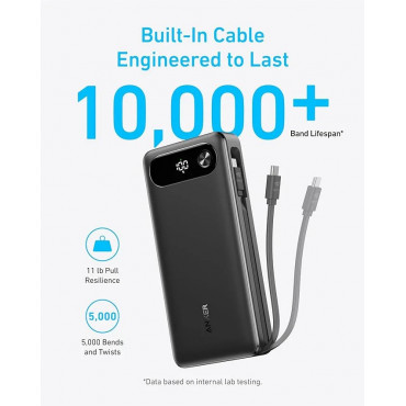 Anker Power Bank 65W | A1383H11 | 20000 mAh | Black