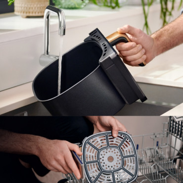 Panasonic Air Fryer | NF-CC600AXE | Power 1450 W | Capacity 6 L | Black