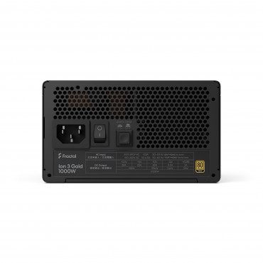 Fractal Design Power Supply, Black | Ion 3 Gold | 1000 W