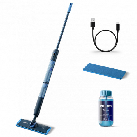 Philips | Electric Mop | XV5113/01 OneUp 5000 Series | Cordless operating | Operating time (max) 70 min | Blue/Black