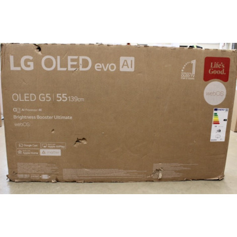 SALE OUT. LG OLED55G51LW | 55 | Smart TV | webOS 25 | UHD | DAMAGED PACKAGING