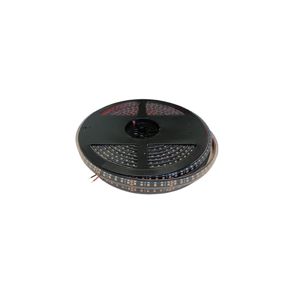 LED juostelė 10m, 120 LED/m, SMD 2835, 24V, 9.6W/m, hermetiška IP68