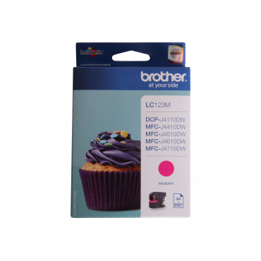 Brother LC123M | Ink Cartridge | Magenta