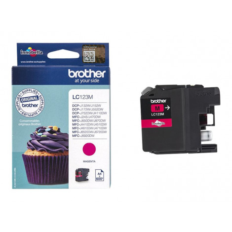 Brother LC123M | Ink Cartridge | Magenta
