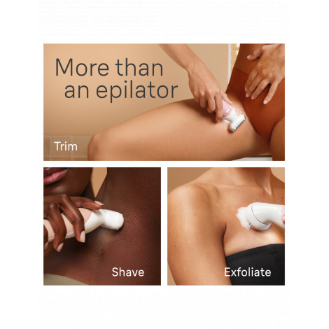 Braun Epilator | SES9-360 Silk épil 9 Flex 3D | Operating time (max) 50 min | Number of power levels 1 | Wet & Dry | White/Rose