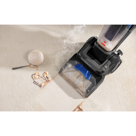 Bissell Carpet Cleaner | PowerWash Hydrosteam | Corded operating | Washing function | 1400 W | Black/Cobalt Blue