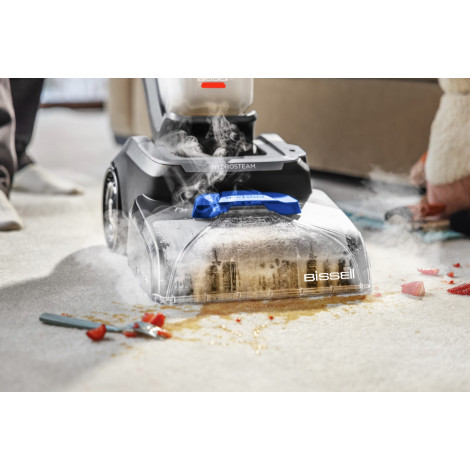 Bissell Carpet Cleaner | PowerWash Hydrosteam | Corded operating | Washing function | 1400 W | Black/Cobalt Blue