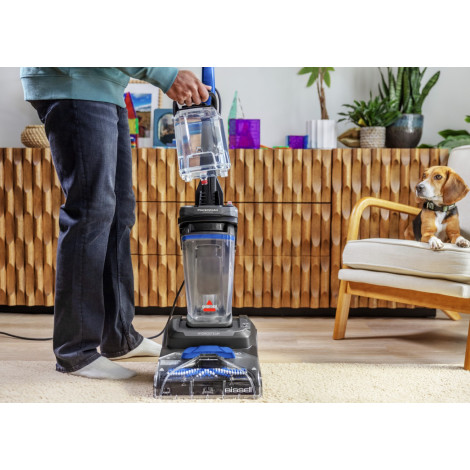 Bissell Carpet Cleaner | PowerWash Hydrosteam | Corded operating | Washing function | 1400 W | Black/Cobalt Blue