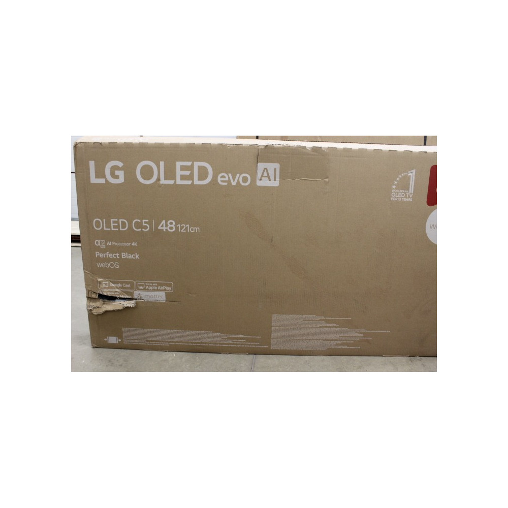 SALE OUT. LG OLED48C51LA | 48 | Smart TV | webOS 25 | DAMAGED PACKAGING