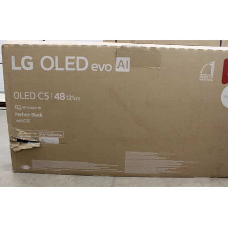 SALE OUT. LG OLED48C51LA | 48 | Smart TV | webOS 25 | DAMAGED PACKAGING