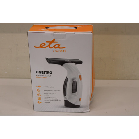SALE OUT. ETA Window cleaner | Finerstro ETA326290000 | Cordless | White | DAMAGED PACKAGING