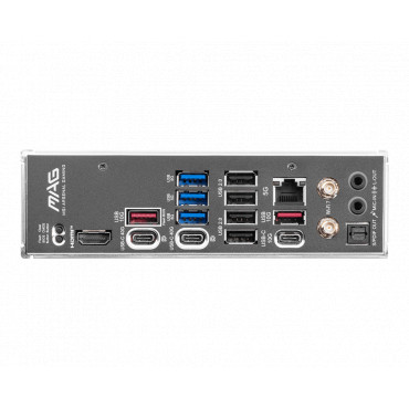 MSI MAG X870E TOMAHAWK WIFI | Processor family AMD | Processor socket AM5 | DDR5 | Supported hard disk drive interfaces SATA, M.