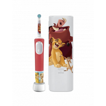 Braun | Electric Toothbrush | Vitality PRO Kids 3+ Lion King | Rechargeable | For children | Number of brush heads included 1 | 