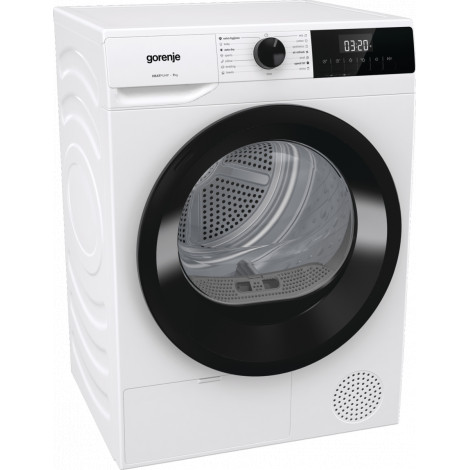 Gorenje Dryer Machine | D2HNE7E | Energy efficiency class E | Front loading | 7 kg | Heat pump | LED | Depth 51 cm | White
