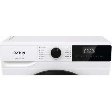 Gorenje Dryer Machine | D2HNE7E | Energy efficiency class E | Front loading | 7 kg | Heat pump | LED | Depth 51 cm | White