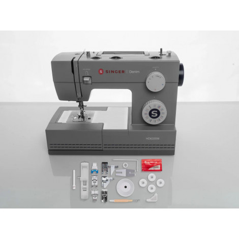 Singer Sewing Machine | HD6335M Denim | Number of stitches 32 | Grey