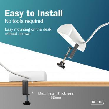 Digitus 3-way office socket strip with 2x USB-A and 1x USB-C connections | DA-70626