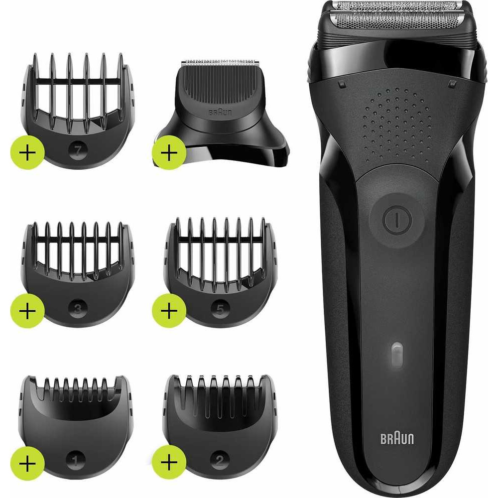 Braun Shaver | 300BT Series 3 | Operating time (max) 30 min | NiMH | Black