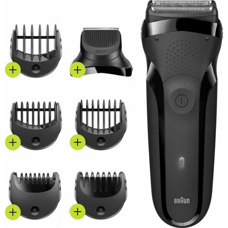 Braun Shaver | 300BT Series 3 | Operating time (max) 30 min | NiMH | Black
