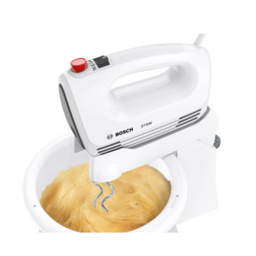Bosch | Mixer | CleverMixx MFQ2600G | Mixer with bowl | 375 W | Number of speeds 4 | Turbo mode | White