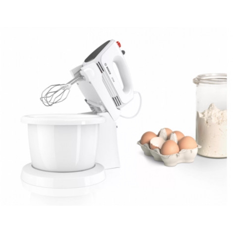Bosch | Mixer | CleverMixx MFQ2600G | Mixer with bowl | 375 W | Number of speeds 4 | Turbo mode | White