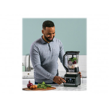 NINJA Mixer Blender 2in1 with Auto IQ | BN750EU | Tabletop | 1200 W | Jar material Plastic | Jar capacity 2.1+0.7 L | Ice crushi