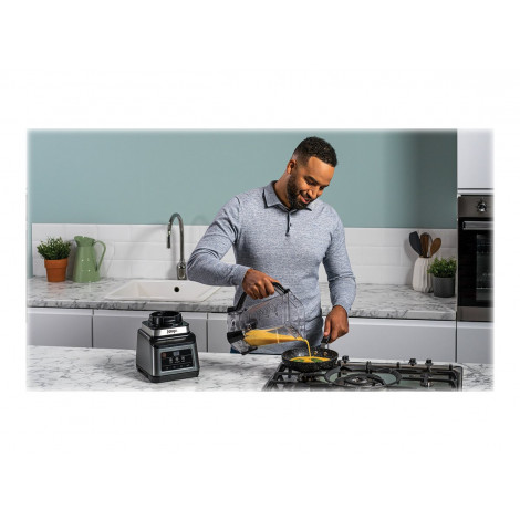 NINJA Mixer Blender 2in1 with Auto IQ | BN750EU | Tabletop | 1200 W | Jar material Plastic | Jar capacity 2.1+0.7 L | Ice crushi