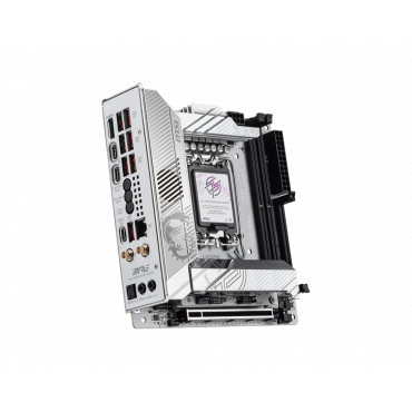 MSI MPG Z890I EDGE TI WIFI | Processor family Intel | Processor socket LGA1851 | Supported hard disk drive interfaces SATA, M.2 