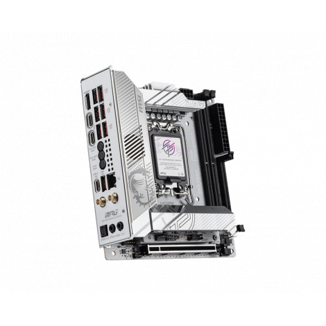 MSI MPG Z890I EDGE TI WIFI | Processor family Intel | Processor socket LGA1851 | Supported hard disk drive interfaces SATA, M.2 